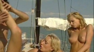 Orsi shine and lilou group sex on boat