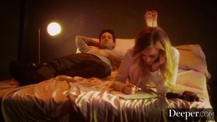 Deeper. Addie Spanked, Choked and Creampied by Small Hands