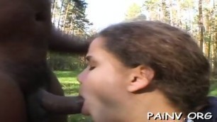 Playful Beauty Enjoys Stick In Her Cunt