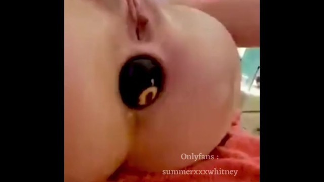 Summer Whitney Pool Ball Gapes Compilation